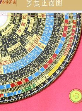 易仙强磁针d7寸2三元激光罗盘仪精度高铝合金三脚架罗庚盘摆件中