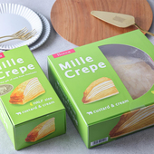 现货日本北海道牧家Bocca卡仕达牛乳千层可丽饼奶油夹心蛋糕盒装