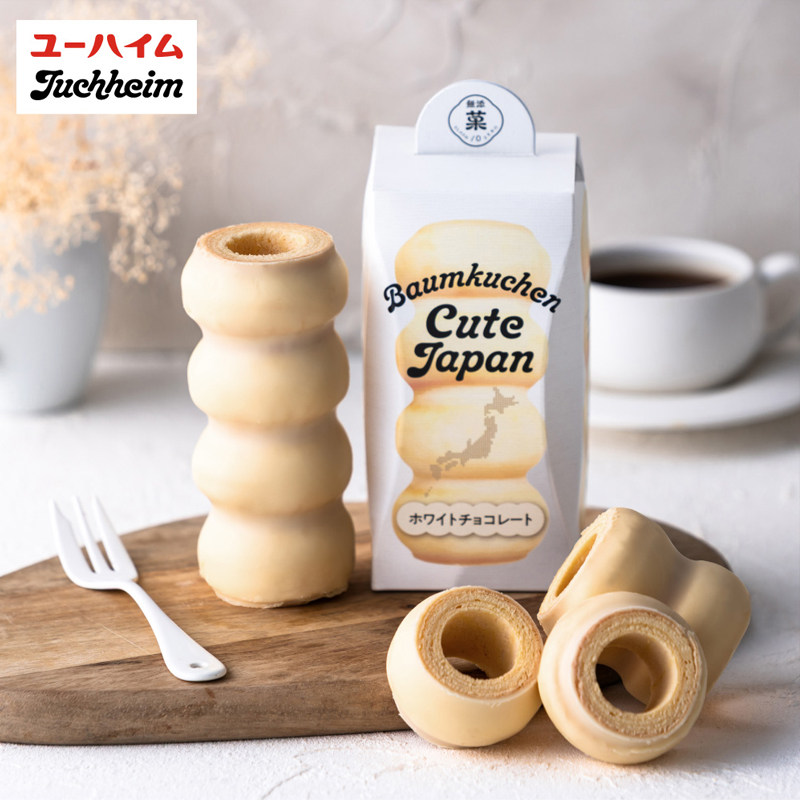 现货日本Juchheim尤海姆圆筒巧克力年轮蛋糕点心伴手礼盒进口零食