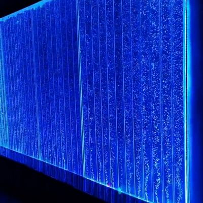 水幕墙屏风大型亚克力气泡墙流水造景鱼缸客厅S水景隔断装饰酒柜