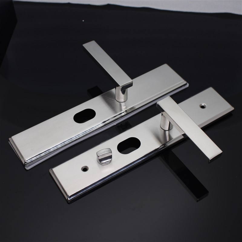 拉丝不锈钢拉手大门防盗门把手加厚防盗锁门锁执手R1.2mm厂家直销