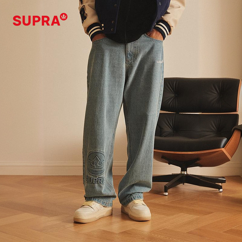 官方牛仔長褲Supralogo款