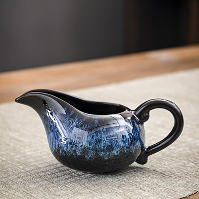豪尊陶瓷公道杯紫砂容量自动茶壶功夫茶具套装组装配件分茶器茶海