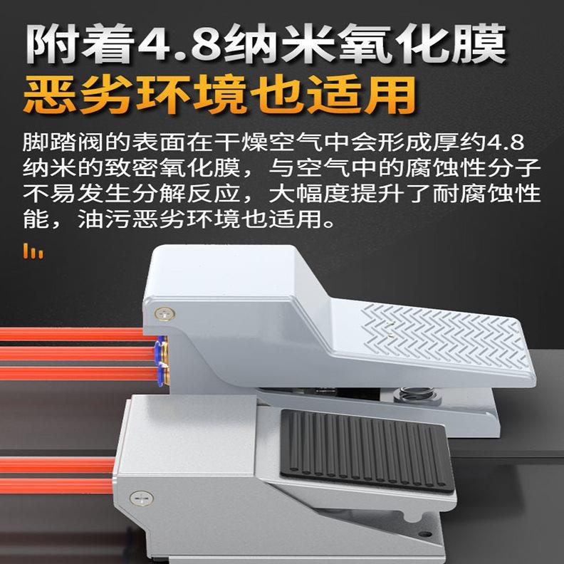 气动脚踏阀控制开关4F210-08气动快速换向放气气阀4F210-08LG