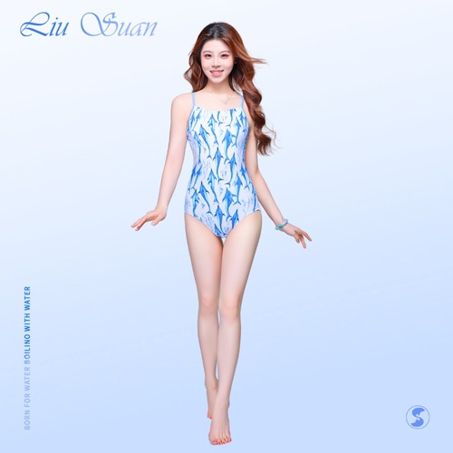 鎏酸竞速泳衣2025新款连体游泳衣