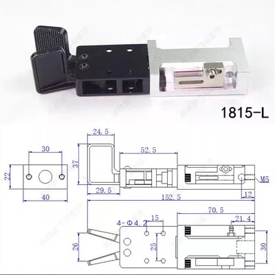 注机配机械手夹GNJ具1815S1L 水弯头有件信口夹子气缸气塑动夹具