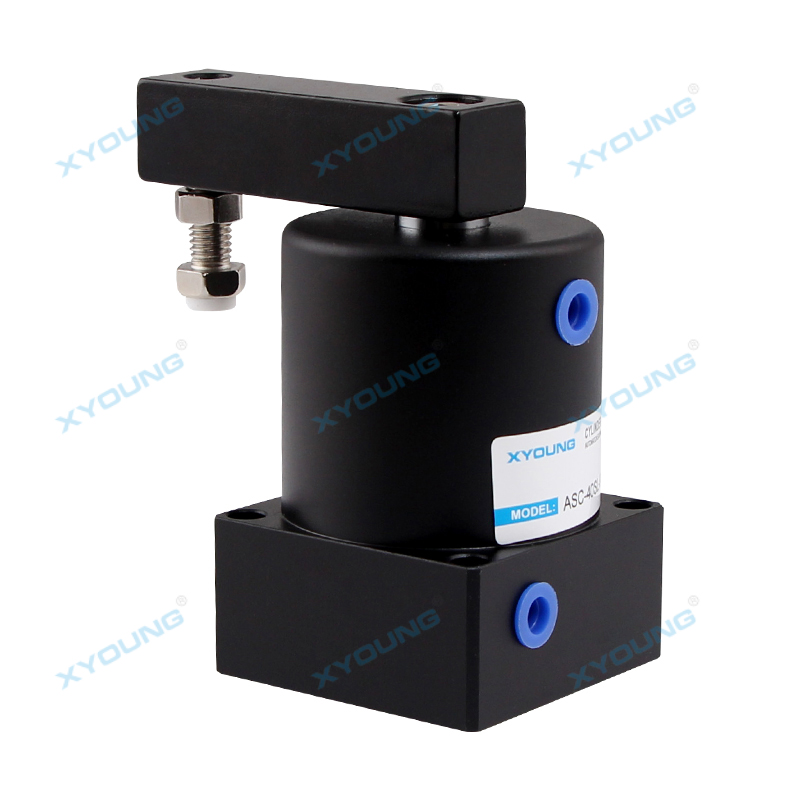 旋转夹紧气缸ASC63SR-90度/ASC63SL/D-45-60-180-0度下压转角夹具