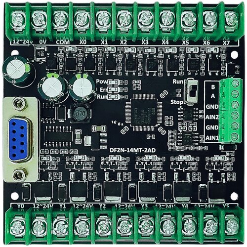 全新国产简易PLC工控板兼容10/14/20/24/30MT/MR可编程逻辑控制器