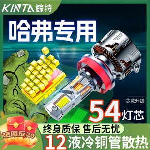 适用哈弗h6哈佛h2远光h3近光m6一体h5大狗led大灯国潮版激光灯泡