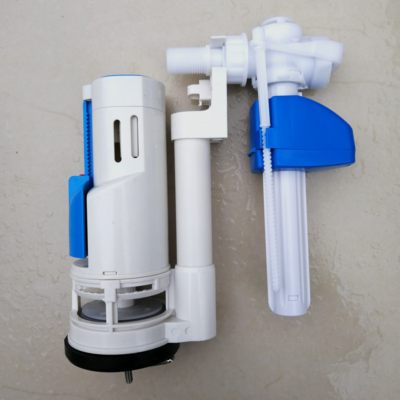 WDI连体马桶侧面进水阀排水阀 坐便器水箱配件 上水器出水阀