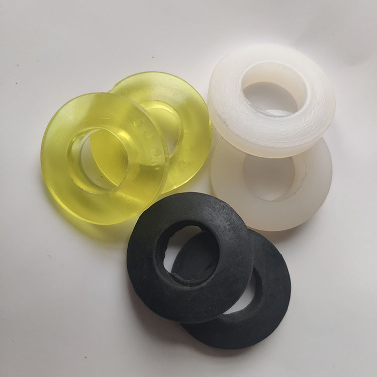 胶弹性胶垫筋黄色聚橡氨酯缓冲减485垫圈靠背牛销垫圈震垫胶套