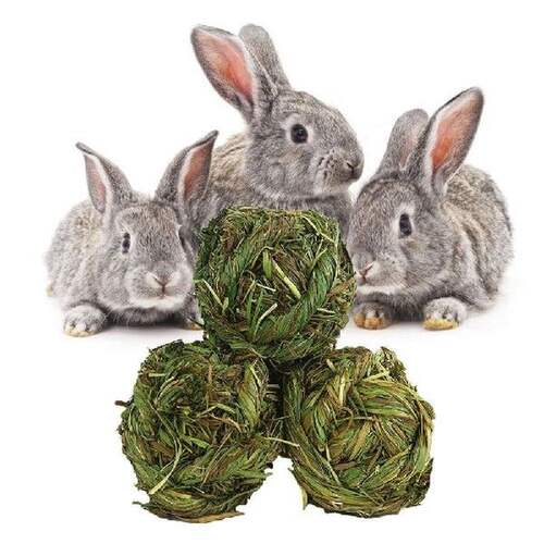 极速1pc cTimothy Grass Rabbit Chew Ball Grass Grinding Play
