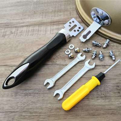 极速麦饭石炒锅把手手柄配件通用单双孔锅耳朵锅柄V防烫马勺锅把