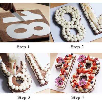 极速Pentagram Shape Cake Mould ChocolatJe Cookie Pastry Dess