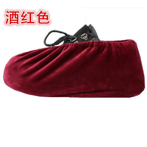 极速布鞋套可反复洗家用加厚耐A磨绒布鞋套防滑样板间静音鞋套包