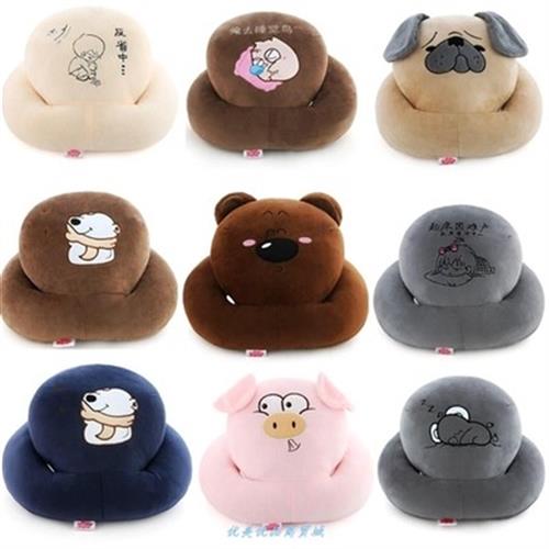 极速午睡小号枕头中午p实用小型中学生桌上抱枕卡通男孩趴睡枕单