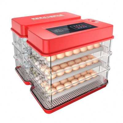 极速新款厂销全自动孵化器小型y孵蛋p器家用型智能迷你孵化机小鸡