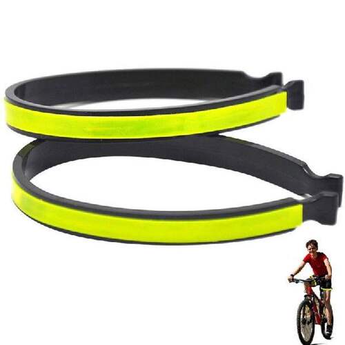 极速2pc Bike Bicycle Outdoor Ankle Leg Bind BandagUe Trouser