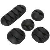 pack Organiser Adhesive Desk 极速10pcs Tidy Cuable Wire Man