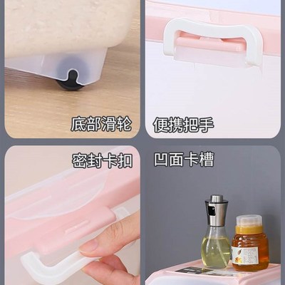 极速猫粮桶狗食桶密封防潮q宠物用品20 40斤储存桶15kg10kg箱子盒