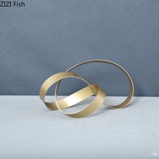 极速Metal Geometric Ornaments Home Decoration QAccessories L