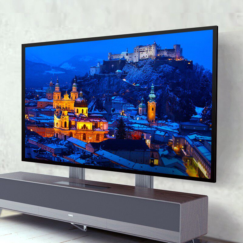 新品奢祥画框幕布抗光壁挂幕宽边框x电影屏幕60寸100寸200寸300寸