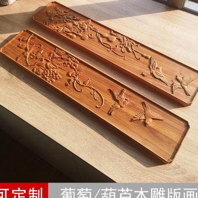 极速新中式浮雕木版画 榆木雕花装饰木板 家具L床U边柜门木贴花隔,家居饰品,木雕,淘宝优惠券,粉丝福利购,淘宝优惠卷