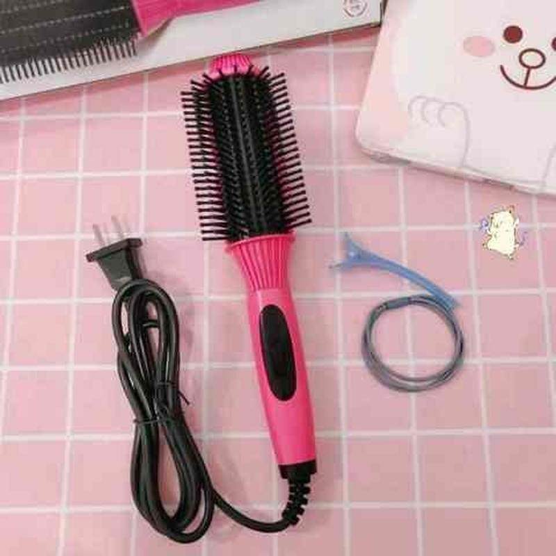 极速!电卷梳内扣短发电梳子蓬A松卷发棒两用直发器学生空气刘海宿