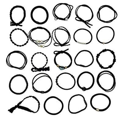 极速JKLAND Builk of 24pcs hair ties Elastics Perfect hair ti
