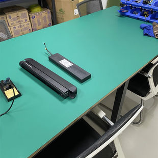 极速新品 酌秀防静电地垫桌垫u维修工作台胶皮垫橡胶垫绿色20mm厚0