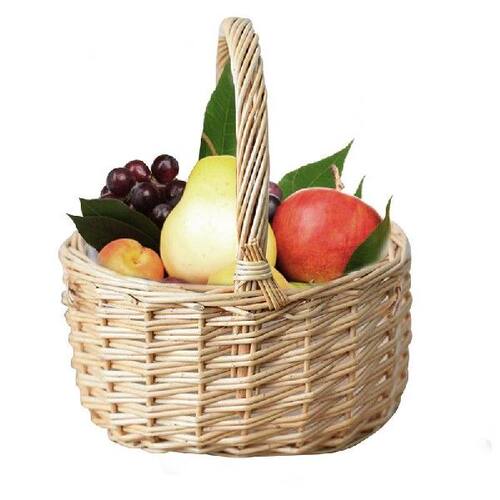 极速Woven Flower Hand Basketsz Natural Handmade Woven Wicker