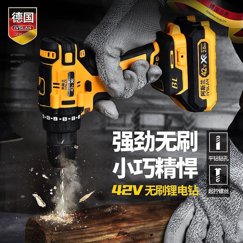 极速阿斯兰手电钻电动螺丝刀充电式电起子双速12Sv锂电钻工业手钻
