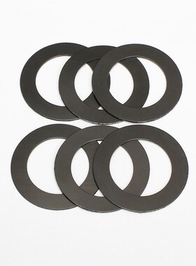 极速黑色石墨尼龙垫圈平垫片M6 外径8/9/10/11J/12/13 厚0.2/0.3/