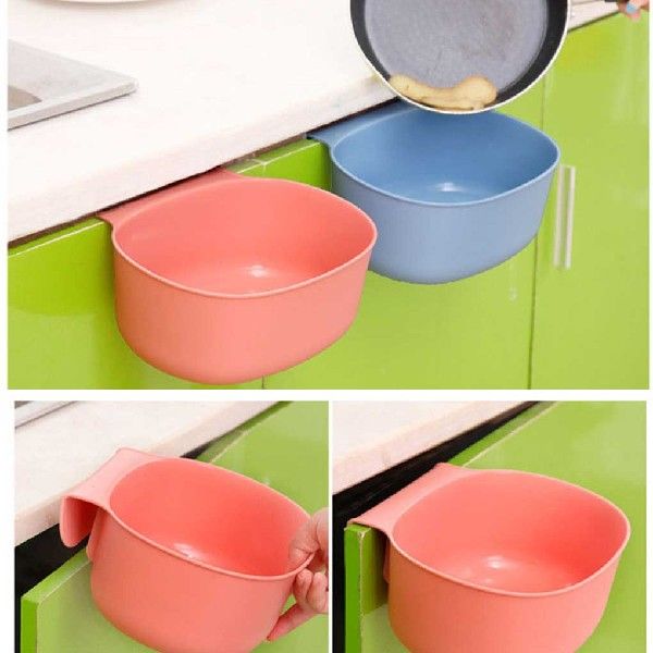极速2 Pcs Kitchen Hanginvg Trash Can Cabinet Buckle Basin