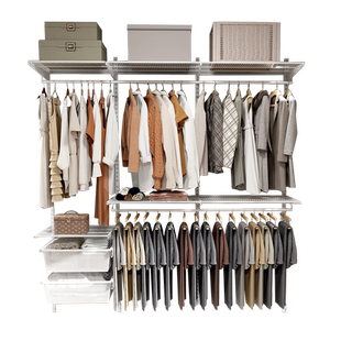 福倍斯金属衣柜防尘帘柜门开放式隔断帘步入式衣帽间定制衣柜门帘