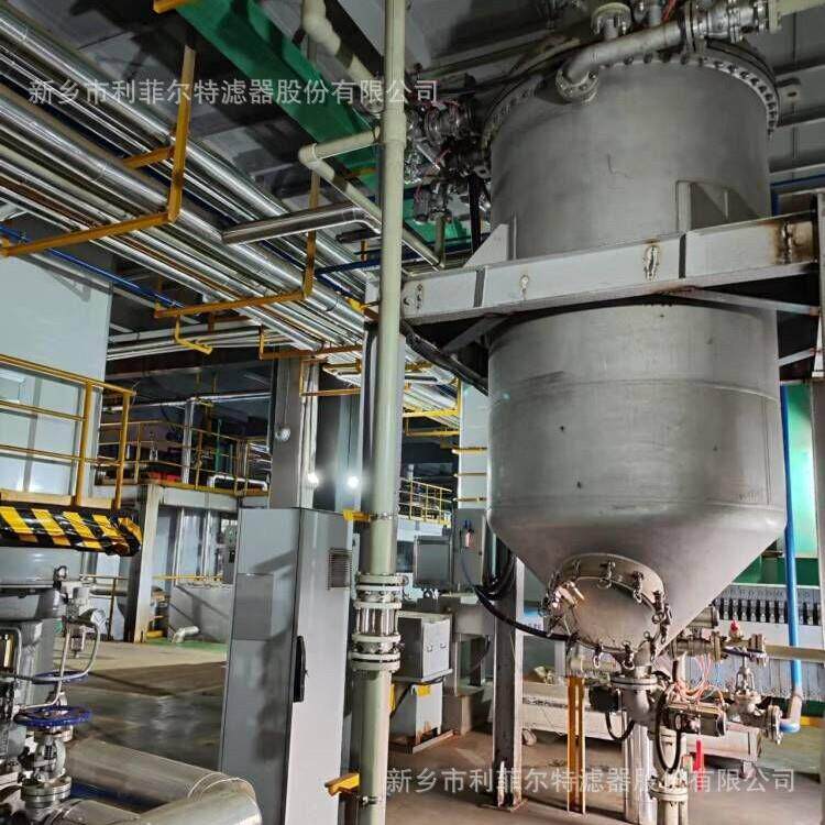 卧式密闭过滤机 油渣分离叶片过滤器 结构紧凑