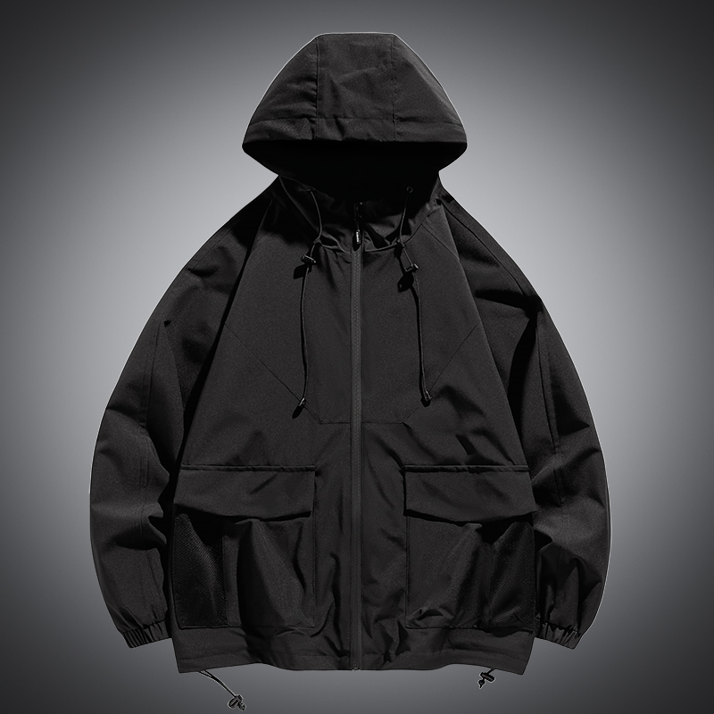 2024新款单层冲锋衣女士外套防风防水休闲运动春秋潮牌夹克男士