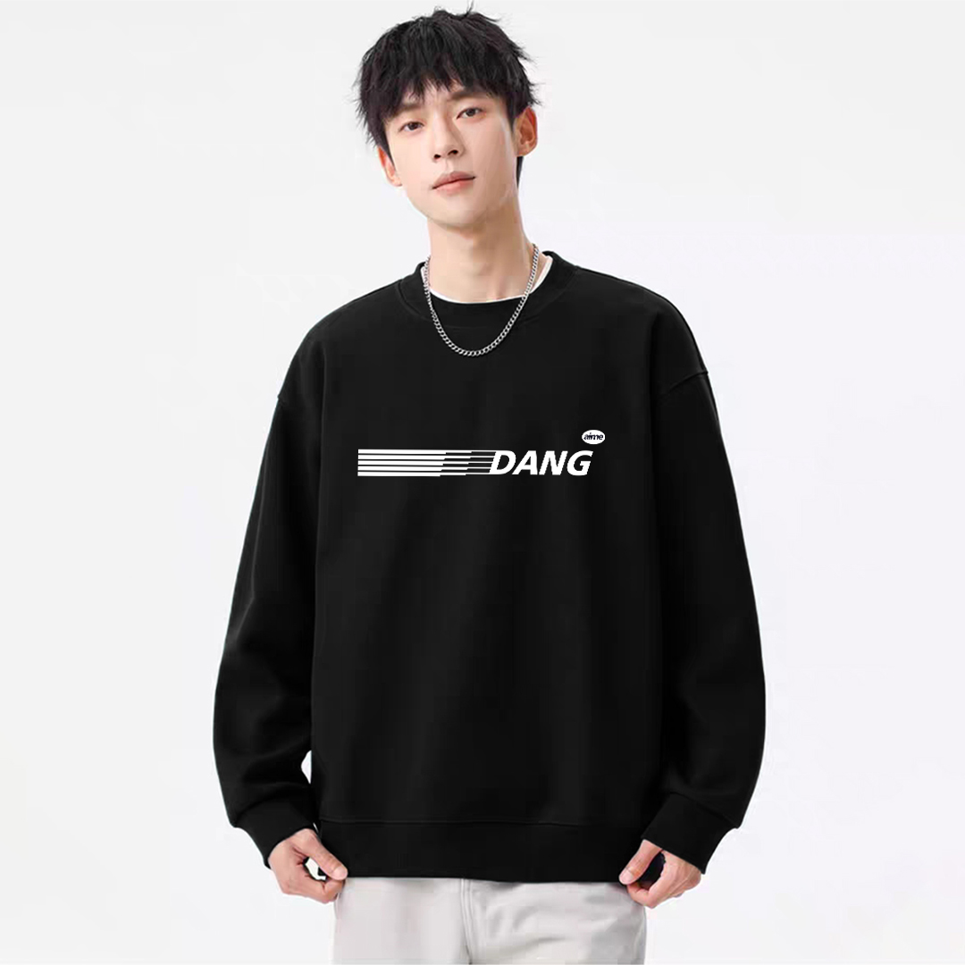 当潮马卫衣女春秋冬季宽松慵懒风设计感小众无帽上衣DF007-D02