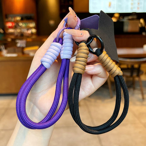 【班诗迪】拼色手机挂绳手腕挂件