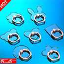 多功能圈手环超薄女男 隐形手机指扣环壳指环扣支架懒人环指扣桌面支撑架夹拉环扣背吸盘强力粘贴式 全透明