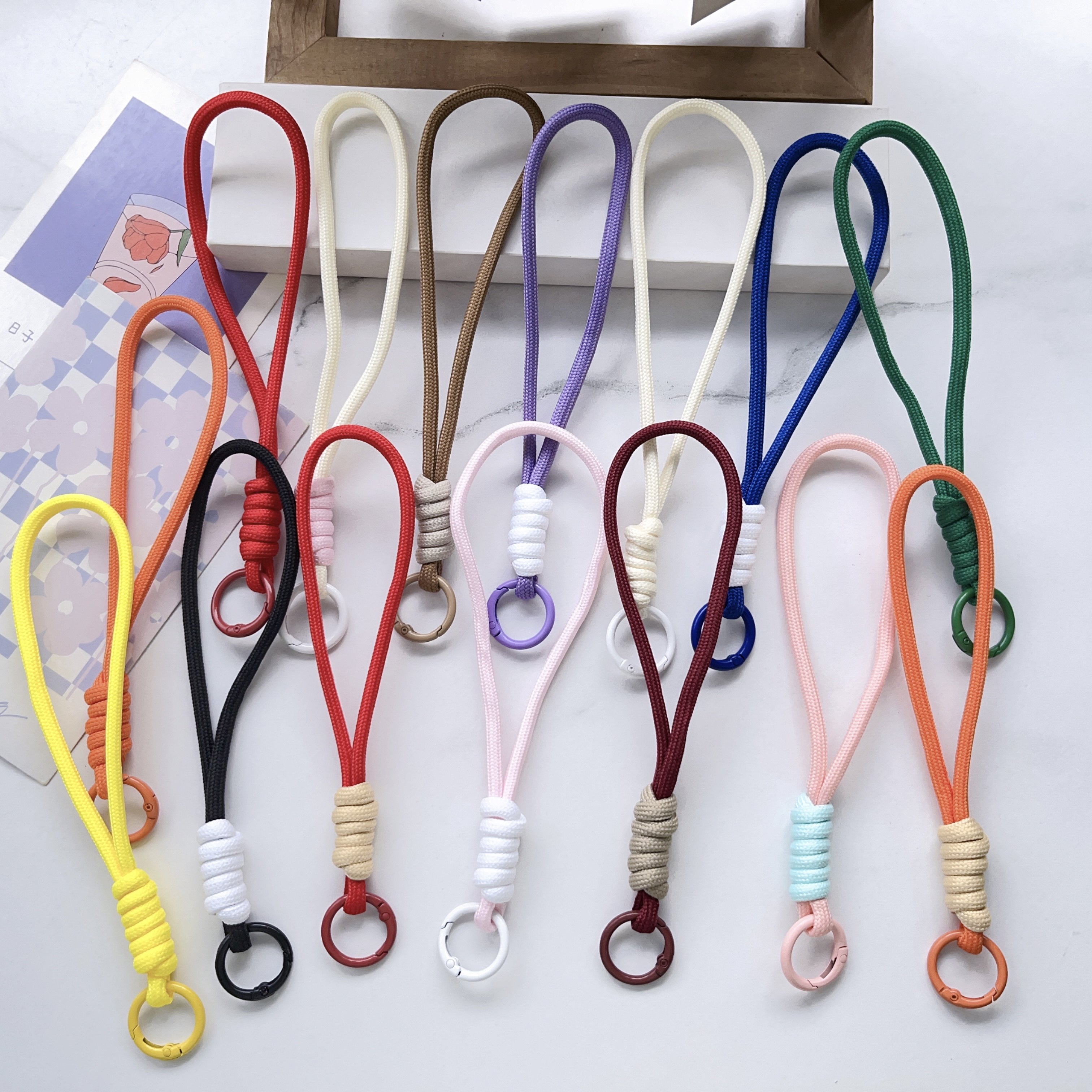 新款配色单绑头手机挂绳编织绳挂件简约拼色可挂水杯水壶创意手腕绳包包钥匙扣可挂结实耐用通用手机壳吊坠绳,3C数码配件,手机挂件/手机链,淘宝优惠券,粉丝福利购,淘宝优惠卷