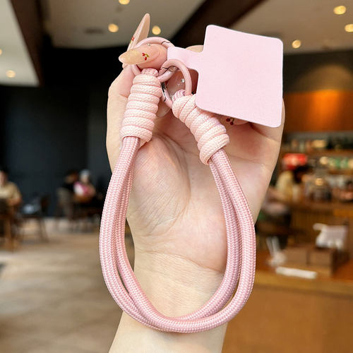 【班诗迪】拼色手机挂绳编织挂件