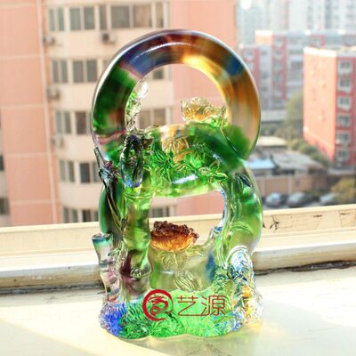 生日礼品琉璃摆件客户升职高聚会创意家居升礼物饰品节节朋友时尚