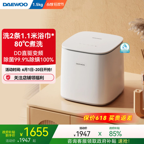 台式洗衣机迷你洗衣机大宇除菌