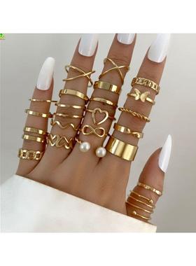 fashion jewelry butterfly ring Joint love female个性女孩戒指