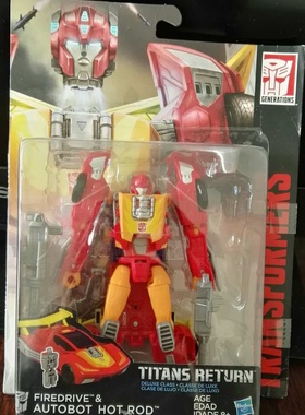 正版孩之宝变形金刚玩具G1头领战士泰坦归来D级热破补天士盒装