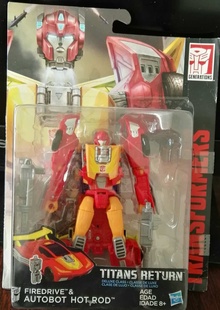 正版孩之宝变形金刚玩具G1头领战士泰坦归来D级热破补天士盒装