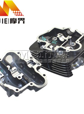 摩托车配件适用铃木太子GN125-2发动机汽缸头U气缸头总成黑色