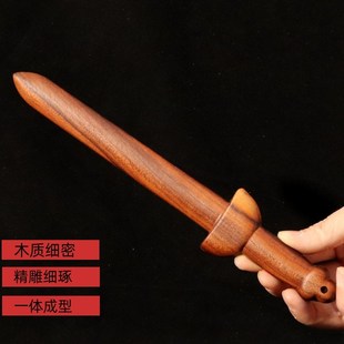 真雷击桃木剑儿童婴儿随身雷纹手工木雕一体宝剑家居X挂件客厅卧
