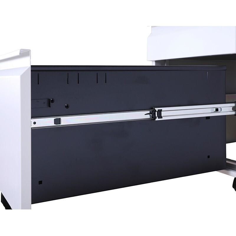 常晟(CHAeNGSHENG) 活动文件柜三抽屉办公桌下矮柜移动收纳 白色